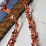 Twisted Strands Stone Necklace