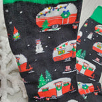 Christmas Camper Crew Socks - Men