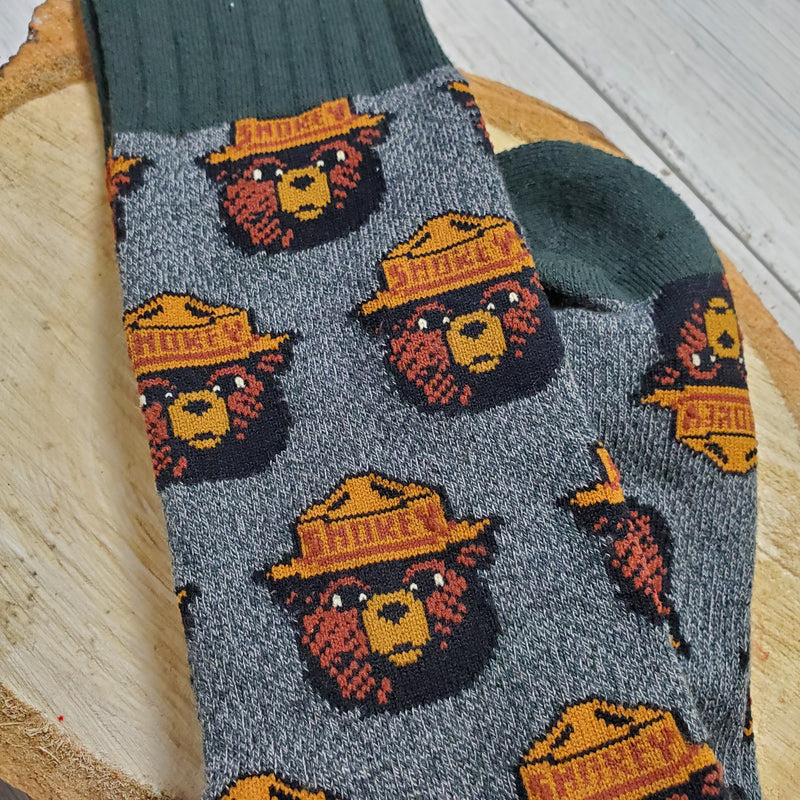 Men's Smokey Bear Outdoorsy Socks