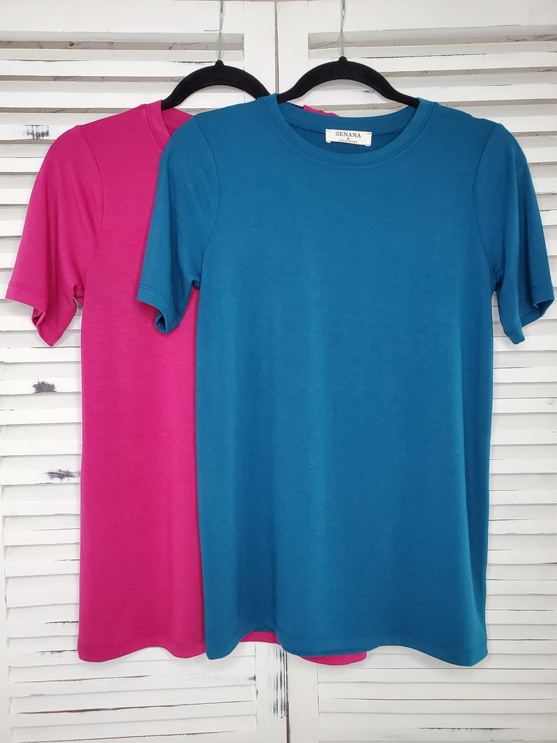 Round Neck Short Sleeve T-Shirt ~ Relaxed Fit