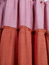 Oshawa Colorblock Boho Ruffle Skirt