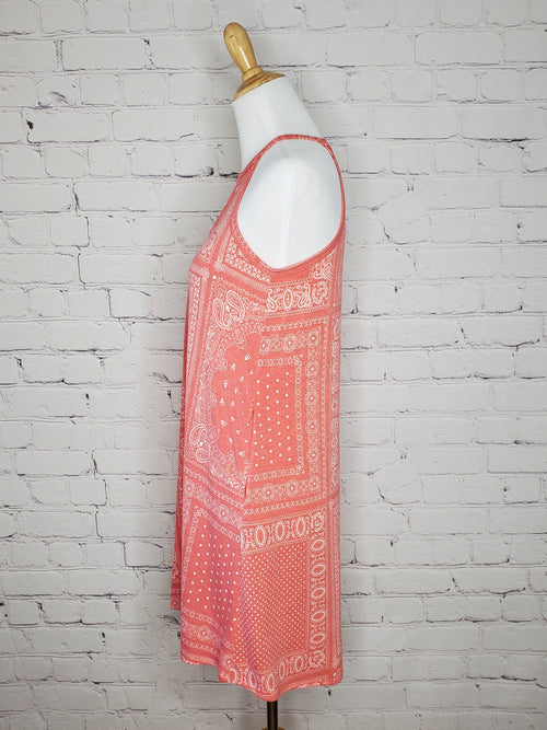 Alafaya Handkerchief Print Dress