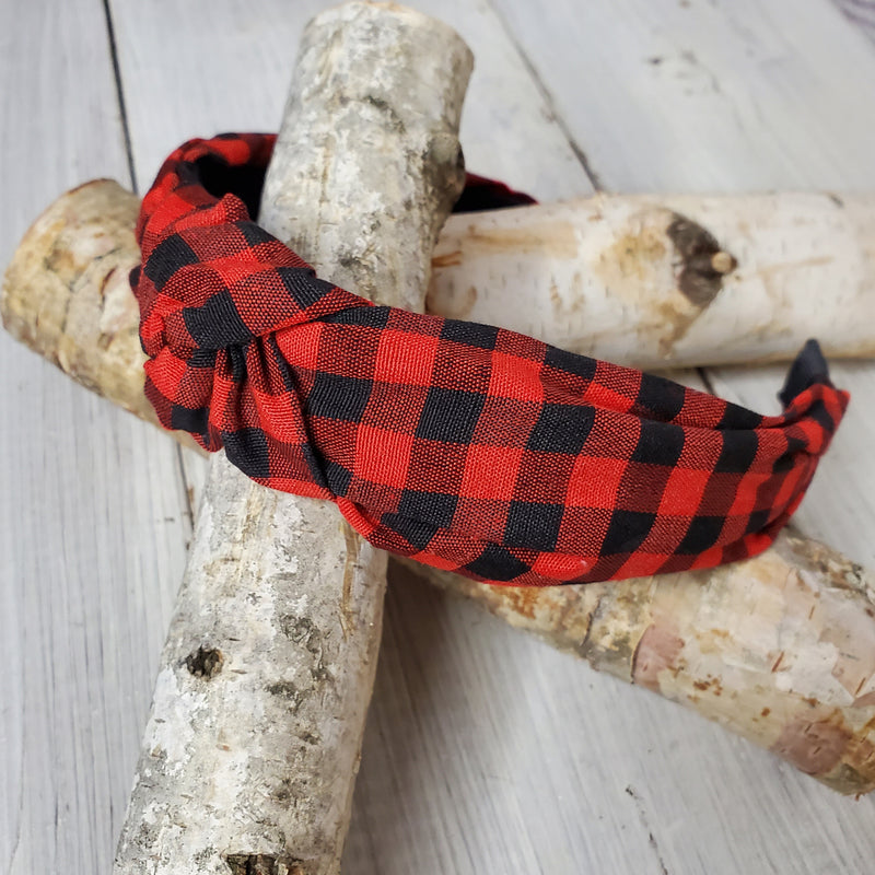 Buffalo Plaid Headband