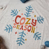 "Cozy Season" Snowflake Graphic Tee