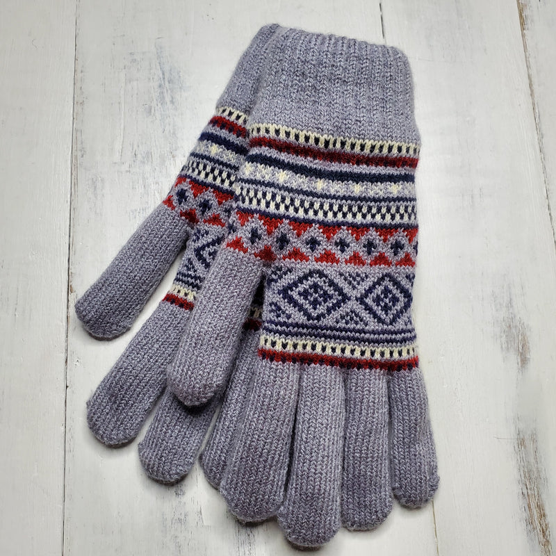 Isabela Aztec Pattern Gloves - 2 Colors