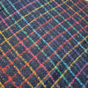 Nairobi Windowpane Infinity Scarf - Navy