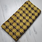 Conakry Plaid Infinity Scarf - Brown & Mustard