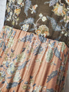 Adela Floral Multi-layer Color Block Dress