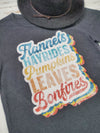 Flannels, Hayrides, Pumpkins, Leaves, Bonfires Graphic Tee