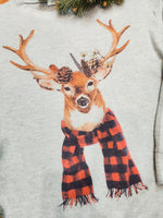 Cozy Deer Soft Sweatshirt Top