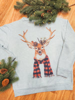 Cozy Deer Soft Sweatshirt Top
