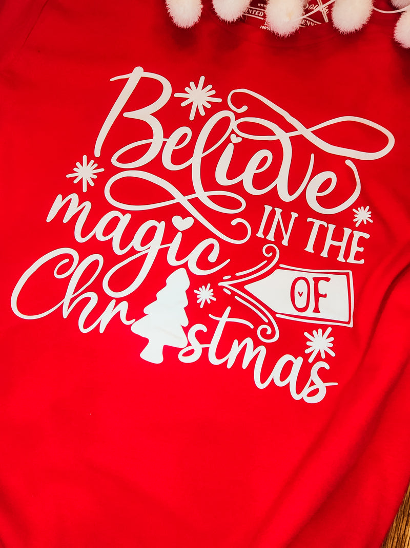 Believe In The Magic of Christmas Graphic Tee