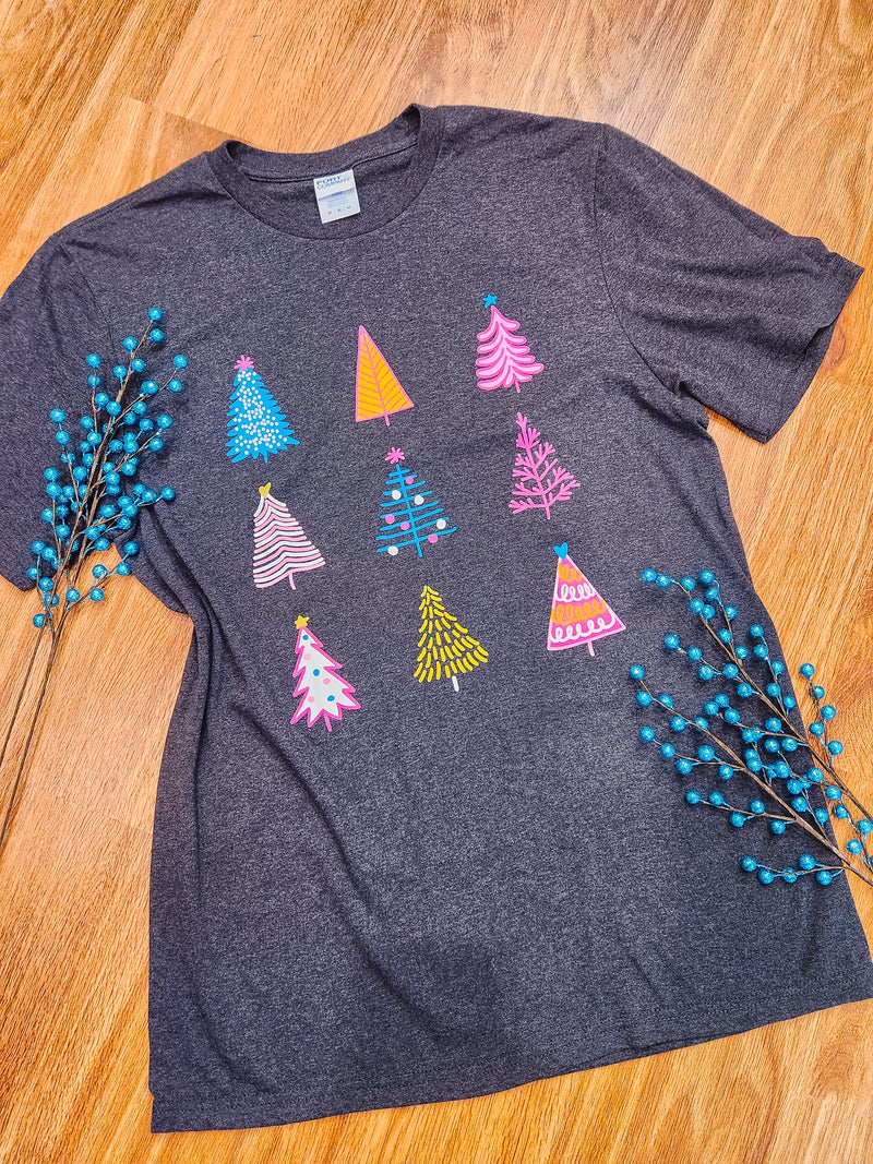 Holiday Cheer Trees Graphic Tee