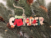 Happy Camper Wood Ornament