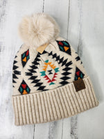 Aztec Beanie Hats - 4 Colors