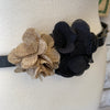 Double Fabric Flower Belt