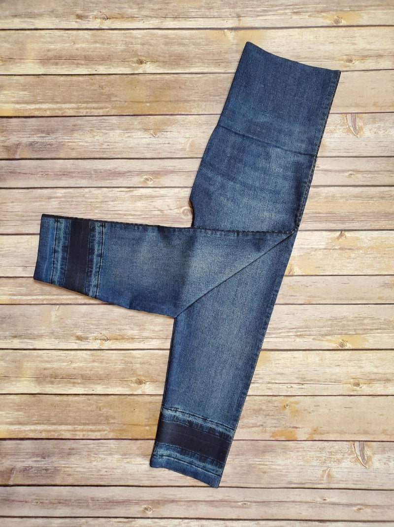 M. Rena Women’s Denim Jeggings – High Rise Tummy Control Stretch – One Size, Made In USA
